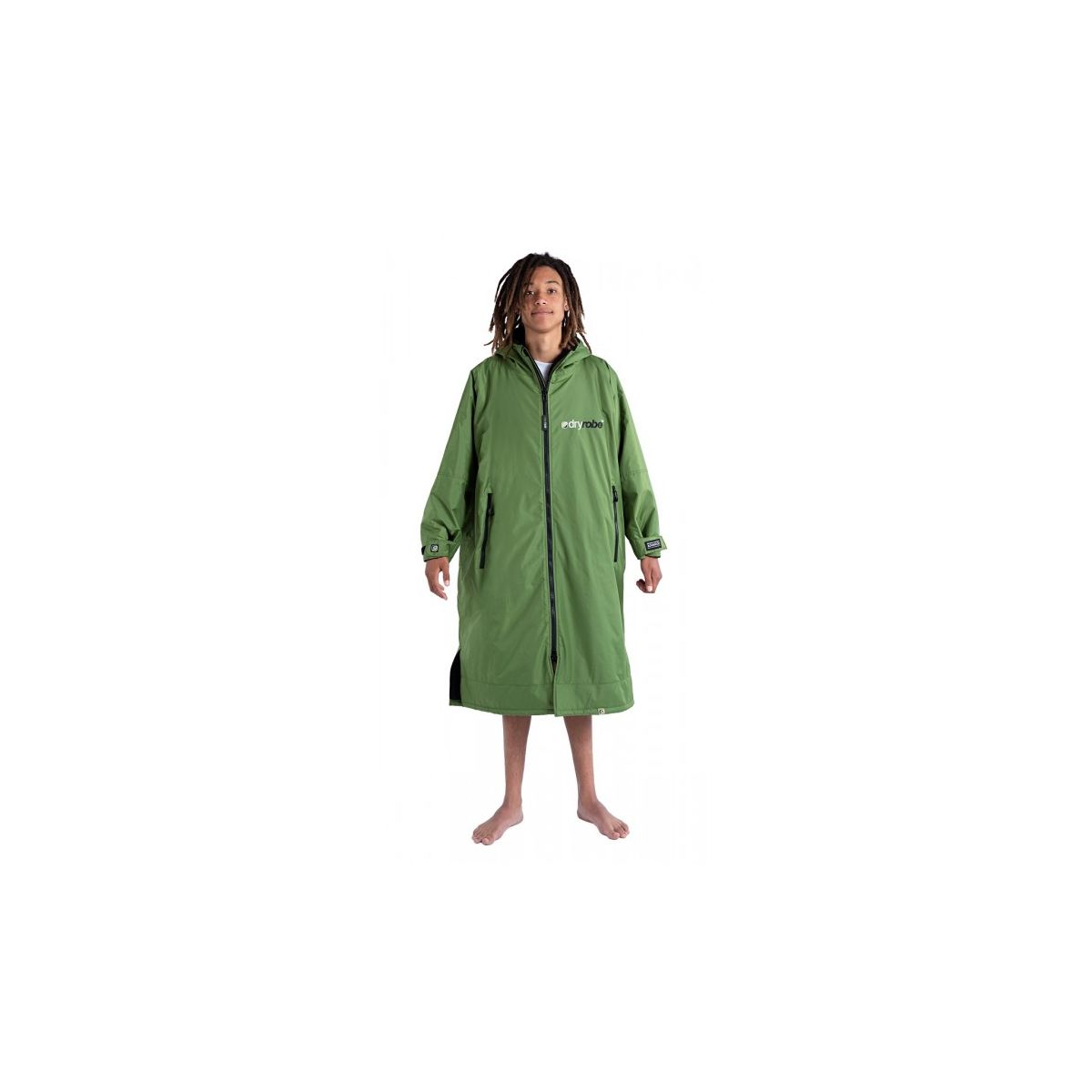 Dryrobe Advance Langarm-Ponchojacke darkgreen-black