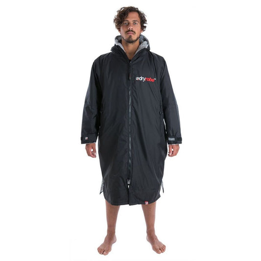 Dryrobe Advance Langarm-Ponchojacke black-grey-black